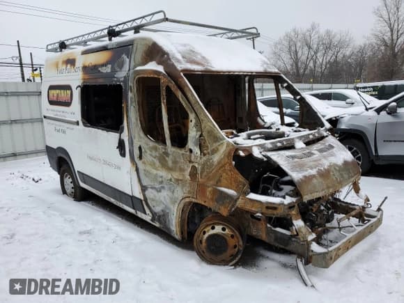 ✅ 2019 Ram ProMaster Cargo • VIN: 3C6TRVCGXKE537873 • Lot: 88860285. Listed on Copart with Not provided. Free auction sales archive from the USA and detailed vehicle history report at DreamBid. Image 4.