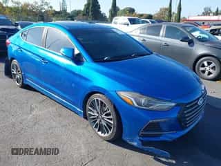 2018 Hyundai Elantra Sport with VIN KMHD04LB2JU598510, listed as a IAAI auction lot 43405095 with 119,850 mi miles and . Bid and sale history available at DreamBid. Image 1.