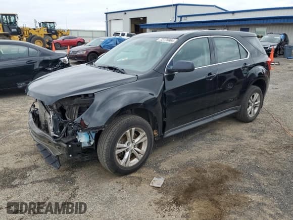 ✅ 2015 Chevrolet Equinox LS • VIN: 2GNALAEKXF6428189 • Лот: 72775864. Опубликован ранее на Copart с пробегом 112 034 миль. Бесплатный доступ к архиву аукционных продаж из США и подробный отчёт об истории автомобиля на DreamBid. Изображение 1.