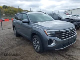 ✅ 2025 Volkswagen Atlas SE • VIN: 1V2KR2CAXSC553401 • Lot: 43502876. Listed on IAAI with 16,561 mi. Free auction sales archive from the USA and detailed vehicle history report at DreamBid. Image 1.