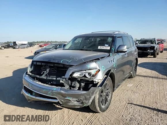 ✅ 2017 Infiniti QX80 • VIN: JN8AZ2NF2H9645621 • Lot: 82447525. Listed on Copart with 145,832 mi. Free auction sales archive from the USA and detailed vehicle history report at DreamBid. Image 13.