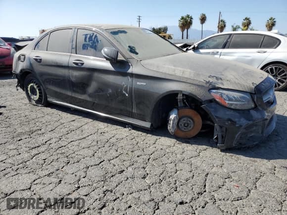 ✅ 2020 Mercedes-Benz C 43 AMG • VIN: W1KWF6EB0LR602005 • Lot: 80724905. Wystawiony na Copart z przebiegiem 23 173 mil. Bezpłatny archiwum sprzedaży aukcyjnych z USA i szczegółowy raport historii pojazdu na DreamBid. Zdjęcie 4.