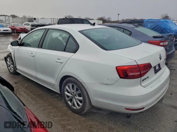 ✅ 2015 Volkswagen Jetta SE • VIN: 3VWD17AJ6FM352503 • Lot: 92669865. Listed on Copart with Not provided. Free auction sales archive from the USA and detailed vehicle history report at DreamBid. Image 2.