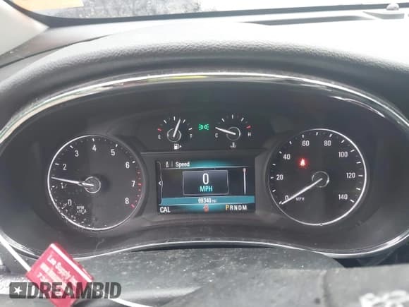 ✅ 2017 Buick Encore Preferred • VIN: KL4CJASB0HB258866 • Lot: 43563829. Listed on IAAI with 69,340 mi. Free auction sales archive from the USA and detailed vehicle history report at DreamBid. Image 7.