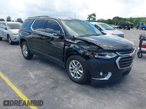 ✅ 2021 Chevrolet Traverse LT Cloth • VIN: 1GNERGKW8MJ162827 • Lot: 42862301. Listed on IAAI with 73,724 mi. Free auction sales archive from the USA and detailed vehicle history report at DreamBid. Image 1.