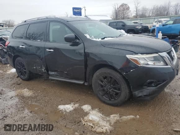✅ 2015 Nissan Pathfinder S • VIN: 5N1AR2MM3FC703789 • Lot: 91665405. Listed on Copart with 172,070 mi. Free auction sales archive from the USA and detailed vehicle history report at DreamBid. Image 4.