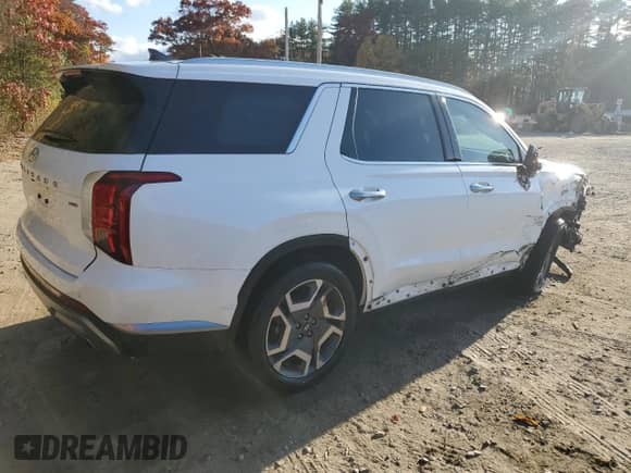 2024 Hyundai Palisade SEL с VIN KM8R4DGE2RU711950, выставлен на аукционе Copart как лот 77427754 с пробегом 12 772 миль миль и Списание • Salvage title. История ставок и продаж доступна на DreamBid. Изображение 3.
