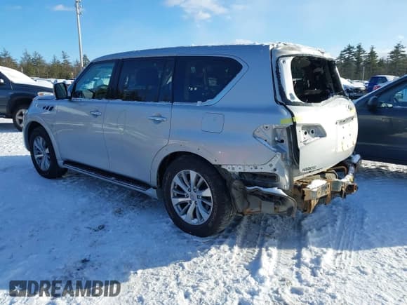 ✅ 2016 Infiniti QX80 • VIN: JN8AZ2NE0G9123172 • Lot: 41425064. Listed on IAAI with 94,541 mi. Free auction sales archive from the USA and detailed vehicle history report at DreamBid. Image 3.