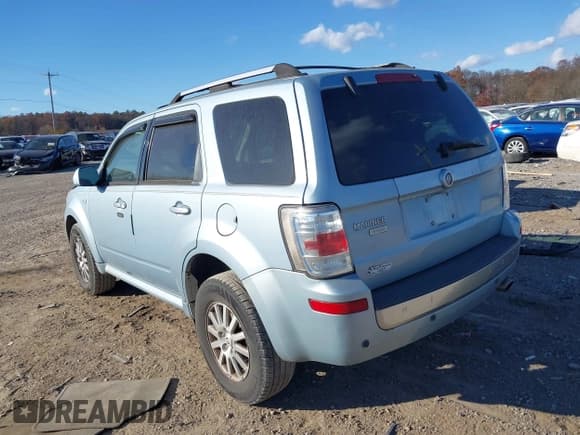 ✅ 2009 Mercury Mariner Premier • VIN: 4M2CU87779KJ24765 • Lot: 43696747. Wystawiony na IAAI z przebiegiem 186 125 mil. Bezpłatny archiwum sprzedaży aukcyjnych z USA i szczegółowy raport historii pojazdu na DreamBid. Zdjęcie 3.