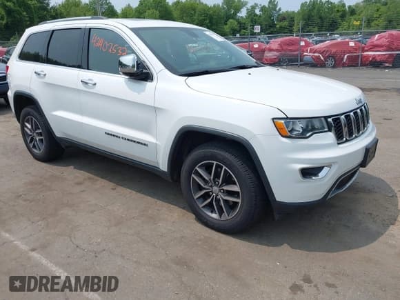 ✅ 2018 Jeep Grand Cherokee Limited • VIN: 1C4RJFBG8JC450352 • Lot: 42402532. Listed on IAAI with 69,803 mi. Free auction sales archive from the USA and detailed vehicle history report at DreamBid. Image 1.