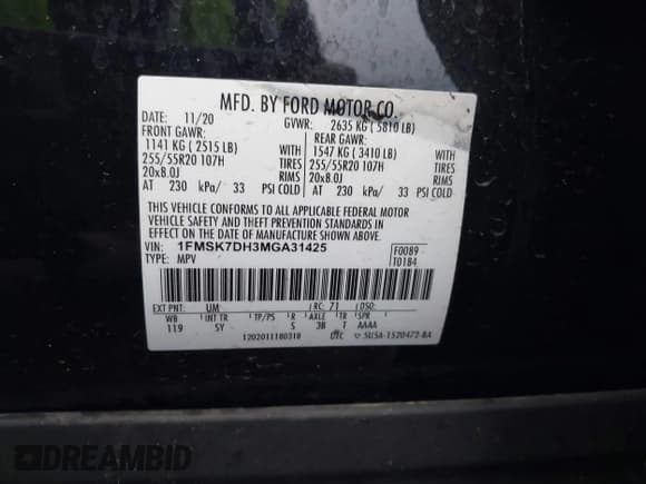 ✅ 2021 Ford Explorer XLT • VIN: 1FMSK7DH3MGA31425 • Lot: 43692608. Wystawiony na IAAI z przebiegiem 79 798 mil. Bezpłatny archiwum sprzedaży aukcyjnych z USA i szczegółowy raport historii pojazdu na DreamBid. Zdjęcie 9.