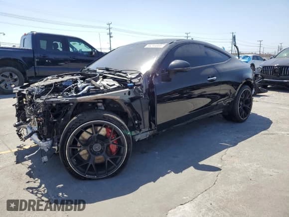 ✅ 2025 Mercedes-Benz CLE 53 AMG • VIN: W1KMJ6CBXSF048626 • Lot: 56244855. Listed on Copart with 11,741 mi. Free auction sales archive from the USA and detailed vehicle history report at DreamBid. Image 1.