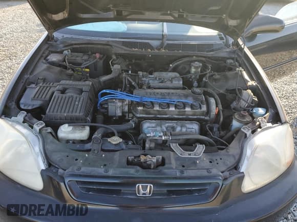 ✅ 1996 Honda Civic EX • VIN: 1HGEJ8240TL045820 • Lot: 52050915. Listed on Copart with 239,335 mi. Free auction sales archive from the USA and detailed vehicle history report at DreamBid. Image 12.