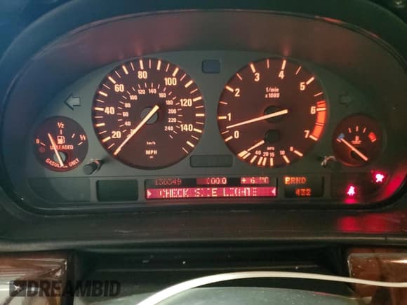 ✅ 1996 BMW 7 Series • VIN: WBAGK2320TDH66826 • Lot: 72712164. Listed on Copart with 130,349 mi. Free auction sales archive from the USA and detailed vehicle history report at DreamBid. Image 9.