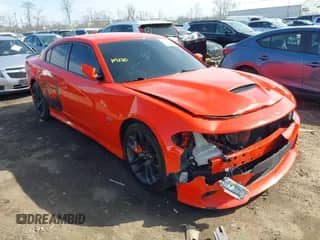 2020 Dodge Charger Scat Pack with VIN 2C3CDXGJ9LH135751, listed as a IAAI auction lot 41661561 with 38,162 mi miles and . Bid and sale history available at DreamBid. Image 1.