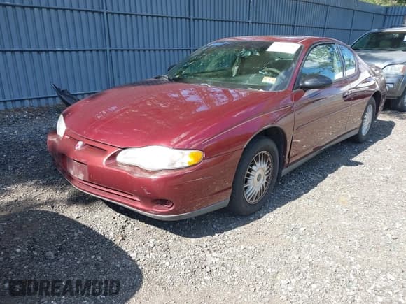 ✅ 2001 Chevrolet Monte Carlo LS • VIN: 2G1WW12E019129234 • Lot: 43075550. Listed on IAAI with 206,037 mi. Free auction sales archive from the USA and detailed vehicle history report at DreamBid. Image 2.