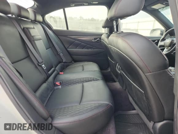 ✅ 2023 Infiniti Q50 Red Sport 400 • VIN: JN1FV7DP7PM570319 • Lot: 62408845. Listed on Copart with 49,077 mi. Free auction sales archive from the USA and detailed vehicle history report at DreamBid. Image 10.