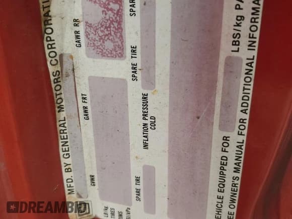 ✅ 1988 GMC Sonoma • VIN: 1GTBS14E2J2539806 • Lot: 71105184. Wystawiony na Copart z przebiegiem 141 085 mil. Bezpłatny archiwum sprzedaży aukcyjnych z USA i szczegółowy raport historii pojazdu na DreamBid. Zdjęcie 14.