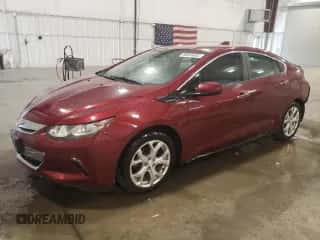 2017 Chevrolet Volt Premier z VIN 1G1RB6S59HU187720, wystawiony jako Copart lot #60646693 z przebiegiem 50 110 mil mil oraz . Historia ofert i sprzedaży dostępna na DreamBid. Obrazek 1.