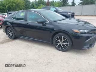 2022 Toyota Camry SE with VIN 4T1G11BK1NU055567, listed as a IAAI auction lot 42808183 with Not provided miles and . Bid and sale history available at DreamBid. Image 1.