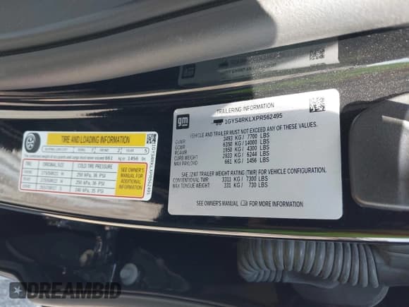 ✅ 2023 Cadillac Escalade ESV 4WD Sport Platinum • VIN: 1GYS4RKLXPR562495 • Лот: 43237943. Опубликован ранее на IAAI с пробегом 15 482 миль. Бесплатный доступ к архиву аукционных продаж из США и подробный отчёт об истории автомобиля на DreamBid. Изображение 9.