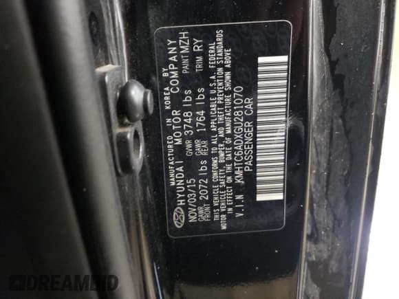 ✅ 2016 Hyundai Veloster • VIN: KMHTC6ADXGU281070 • Lot: 80631974. Wystawiony na Copart z przebiegiem 106 600 mil. Bezpłatny archiwum sprzedaży aukcyjnych z USA i szczegółowy raport historii pojazdu na DreamBid. Zdjęcie 13.