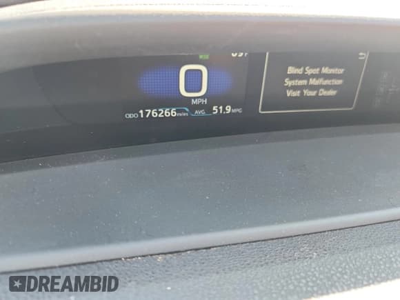 ✅ 2021 Toyota Prius LE • VIN: JTDKAMFP4M3170609 • Lot: 81337115. Listed on Copart with 176,266 mi. Free auction sales archive from the USA and detailed vehicle history report at DreamBid. Image 9.