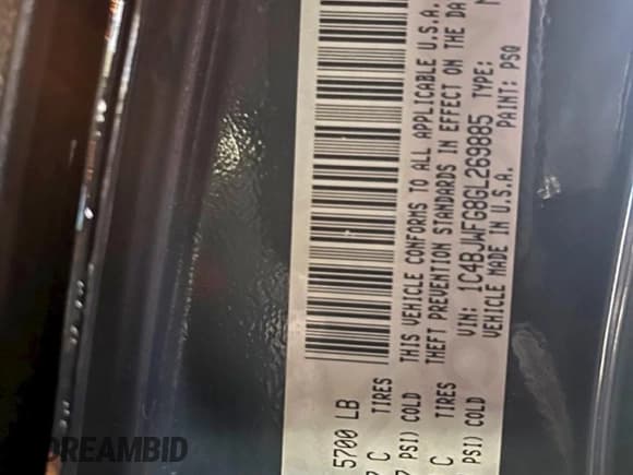 ✅ 2016 Jeep Wrangler Unlimited Rubicon • VIN: 1C4BJWFG8GL269885 • Лот: 94334315. Опубликован ранее на Copart с пробегом 26 474 миль. Бесплатный доступ к архиву аукционных продаж из США и подробный отчёт об истории автомобиля на DreamBid. Изображение 10.