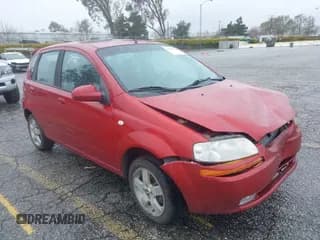 ✅ 2006 Chevrolet Aveo LT • VIN: KL1TG66676B549500 • Lot: 41802744. Wystawiony na IAAI z przebiegiem 58 777 mil. Bezpłatny archiwum sprzedaży aukcyjnych z USA i szczegółowy raport historii pojazdu na DreamBid. Zdjęcie 1.