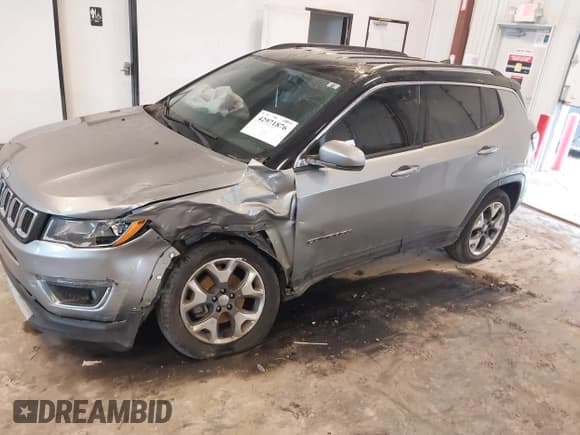✅ 2020 Jeep Compass Limited • VIN: 3C4NJDCB9LT221711 • Lot: 42971876. Listed on IAAI with 44,644 mi. Free auction sales archive from the USA and detailed vehicle history report at DreamBid. Image 2.