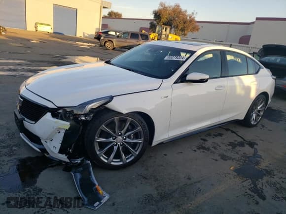 ✅ 2024 Cadillac CT5-V • VIN: 1G6DR5RW9R0125932 • Lot: 85279324. Listed on Copart with 3,631 mi. Free auction sales archive from the USA and detailed vehicle history report at DreamBid. Image 1.