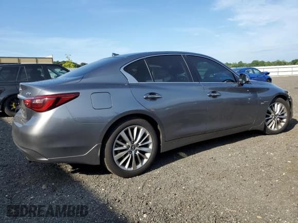 ✅ 2018 Infiniti Q50 Luxe • VIN: JN1EV7AR7JM611296 • Lot: 68939055. Wystawiony na Copart z przebiegiem 75 562 mil. Bezpłatny archiwum sprzedaży aukcyjnych z USA i szczegółowy raport historii pojazdu na DreamBid. Zdjęcie 3.
