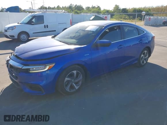 ✅ 2019 Honda Insight EX • VIN: 19XZE4F55KE009712 • Лот: 43595745. Опубликован ранее на IAAI с пробегом 74 034 миль. Бесплатный доступ к архиву аукционных продаж из США и подробный отчёт об истории автомобиля на DreamBid. Изображение 2.