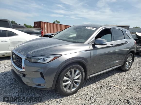 ✅ 2022 Infiniti QX50 Pure • VIN: 3PCAJ5AB3NF113853 • Lot: 62594765. Wystawiony na Copart z przebiegiem 55 250 mil. Bezpłatny archiwum sprzedaży aukcyjnych z USA i szczegółowy raport historii pojazdu na DreamBid. Zdjęcie 1.
