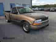2002 Chevrolet S-10 LS with VIN 1GCCS14W428106998, listed as a Copart auction lot 72092444 with Not provided miles and Salvage title. Bid and sale history available at DreamBid. Image 4.