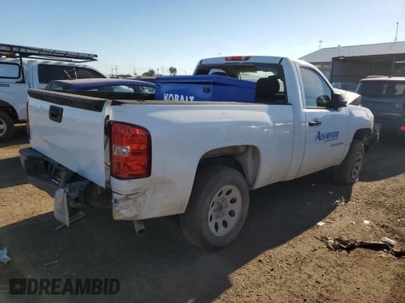 ✅ 2010 Chevrolet Silverado 1500 Work Truck • VIN: 1GCPCPEXXAZ297120 • Lot: 59399943. Listed on Copart with 193,574 mi. Free auction sales archive from the USA and detailed vehicle history report at DreamBid. Image 3.