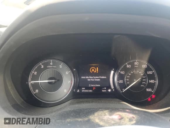 ✅ 2020 Acura RDX Advance • VIN: 5J8TC2H7XLL009116 • Lot: 62276695. Listed on Copart with 94,532 mi. Free auction sales archive from the USA and detailed vehicle history report at DreamBid. Image 9.