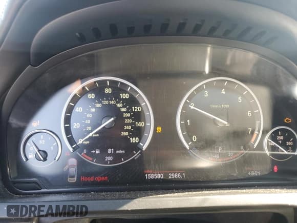 ✅ 2013 BMW 7 Series 750i • VIN: WBAYA8C51DC996710 • Lot: 69549145. Listed on Copart with 158,580 mi. Free auction sales archive from the USA and detailed vehicle history report at DreamBid. Image 9.