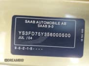 ✅ 2005 Saab 9-3 • VIN: YS3FD75Y356000500 • Lot: 42884879. Wystawiony na IAAI z przebiegiem 133 356 mil. Bezpłatny archiwum sprzedaży aukcyjnych z USA i szczegółowy raport historii pojazdu na DreamBid. Zdjęcie 9.