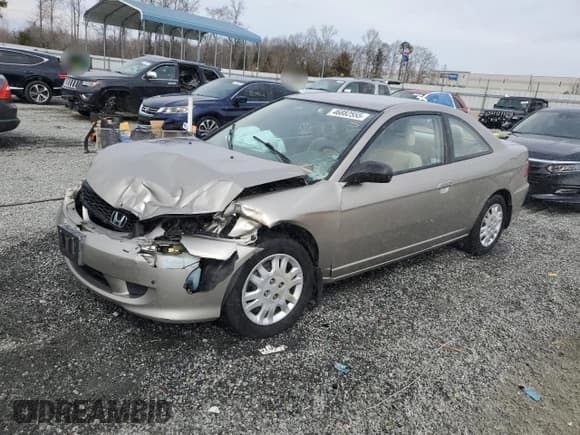 ✅ 2004 Honda Civic • VIN: 1HGEM21694L065735 • Lot: 46882555. Wystawiony na Copart z przebiegiem 164 520 mil. Bezpłatny archiwum sprzedaży aukcyjnych z USA i szczegółowy raport historii pojazdu na DreamBid. Zdjęcie 1.