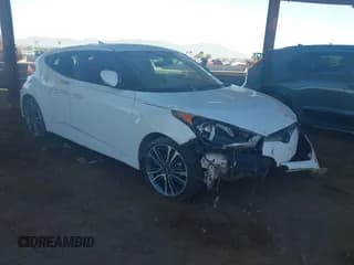 ✅ 2017 Hyundai Veloster Value Edition • VIN: KMHTC6ADXHU305501 • Lot: 43626462. Listed on IAAI with 96,597 mi. Free auction sales archive from the USA and detailed vehicle history report at DreamBid. Image 1.