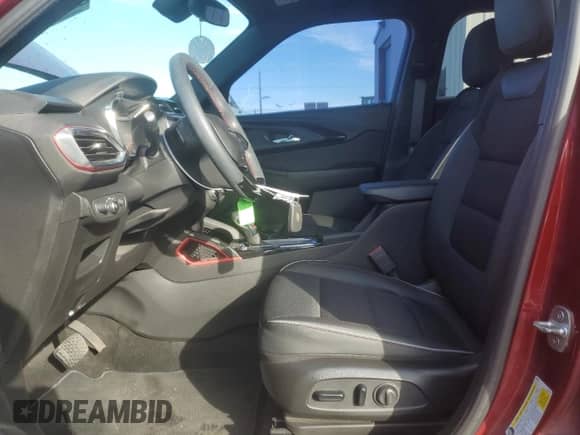 2022 Chevrolet TrailBlazer RS with VIN KL79MUSL8NB077105, listed as a Copart auction lot 82458115 with 21,382 mi miles and Salvage title. Bid and sale history available at DreamBid. Image 7.