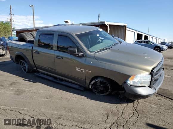 2014 Ram 1500 Tradesman with VIN 1C6RR7KT4ES357620, listed as a Copart auction lot 59221645 with 132,165 mi miles and Salvage title. Bid and sale history available at DreamBid. Image 4.