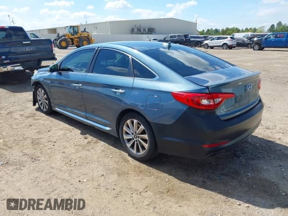 2015 Hyundai Sonata Sport with VIN 5NPE34AF4FH248125, listed as a IAAI auction lot 43407078 with 193,102 mi miles and . Bid and sale history available at DreamBid. Image 3.