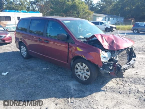 ✅ 2019 Dodge Grand Caravan SE Plus • VIN: 2C4RDGBG4KR638016 • Lot: 43142841. Listed on IAAI with 147,771 mi. Free auction sales archive from the USA and detailed vehicle history report at DreamBid. Image 1.
