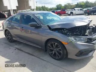 ✅ 2019 Honda Civic Sport • VIN: 19XFC2F8XKE035939 • Лот: 42032928. Опубликован ранее на IAAI с пробегом 84 414 миль. Бесплатный доступ к архиву аукционных продаж из США и подробный отчёт об истории автомобиля на DreamBid. Изображение 1.