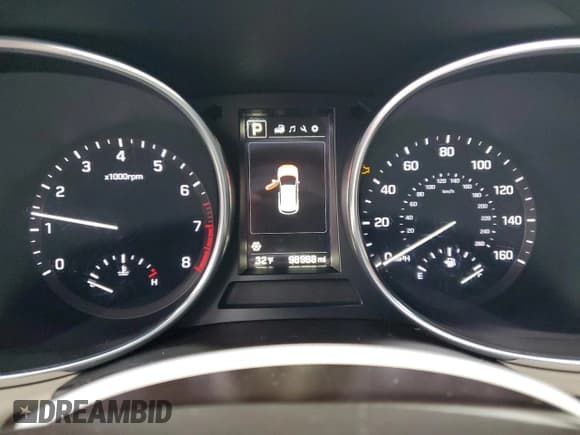 ✅ 2017 Hyundai Santa Fe 2.4L • VIN: 5XYZU3LB4HG448855 • Лот: 79426203. Опубликован ранее на Copart с пробегом 98 988 миль. Бесплатный доступ к архиву аукционных продаж из США и подробный отчёт об истории автомобиля на DreamBid. Изображение 9.