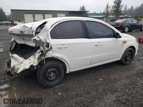 2009 Chevrolet Aveo 1LT z VIN KL1TD56E29B382736, wystawiony jako Copart lot #87038674 z przebiegiem 177 623 mil mil oraz Szkoda całkowita • Salvage title. Historia ofert i sprzedaży dostępna na DreamBid. Obrazek 3.