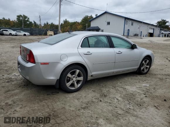 ✅ 2012 Chevrolet Malibu 1LT • VIN: 1G1ZC5E03CF110782 • Lot: 74067714. Listed on Copart with 42,126 mi. Free auction sales archive from the USA and detailed vehicle history report at DreamBid. Image 3.
