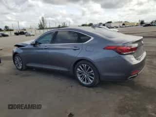 2016 Hyundai Genesis 3.8L z VIN KMHGN4JE1GU139389, wystawiony jako Copart lot #86522794 z przebiegiem 81 756 mil mil oraz Szkoda całkowita • Salvage title. Historia ofert i sprzedaży dostępna na DreamBid. Obrazek 2.